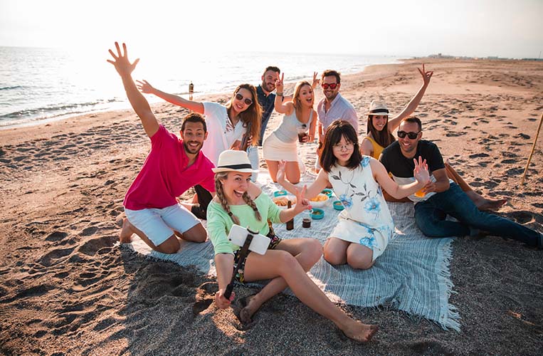 Beach outing? Who’s afraid?